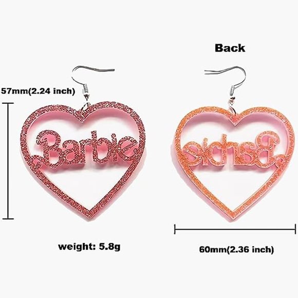 Barbie Jewelry | Set of Earrings & Necklace or 2 Pair of Earrings - Picture 6 of 6